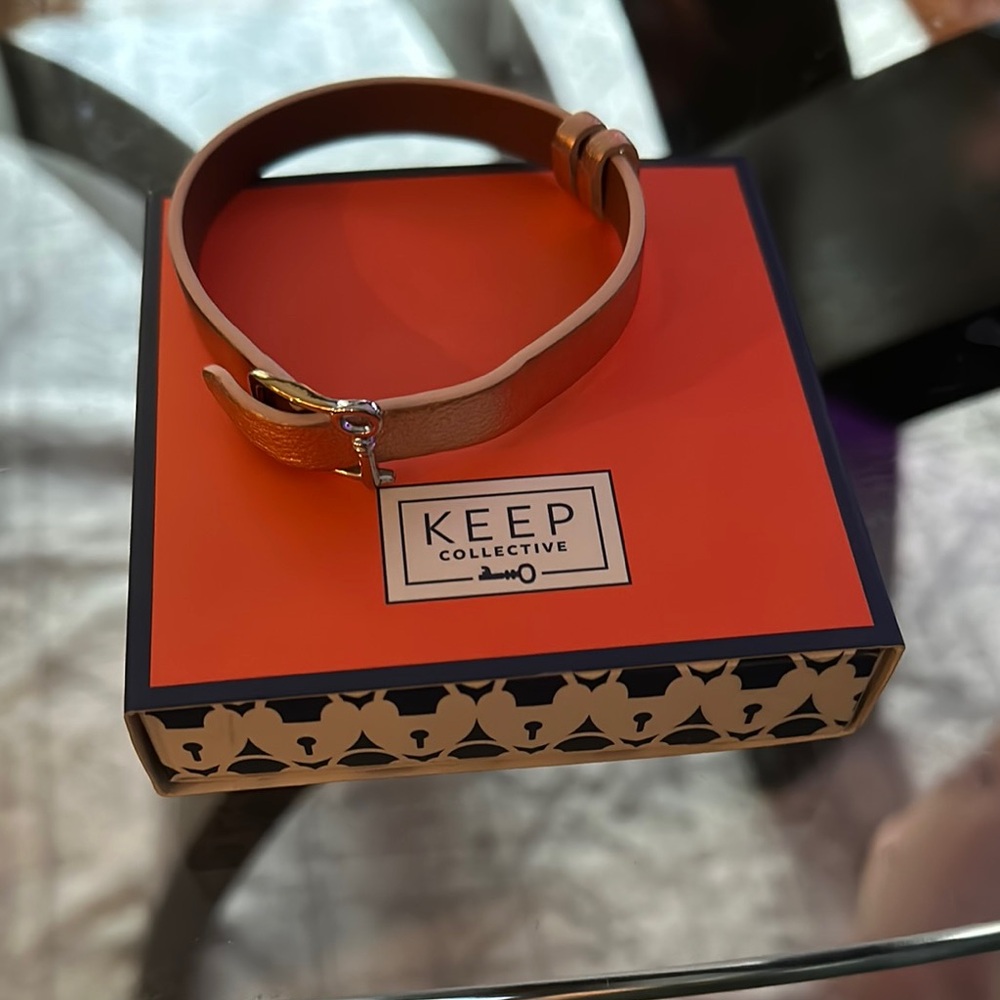 Keep Collective Brown Leather Bracelet